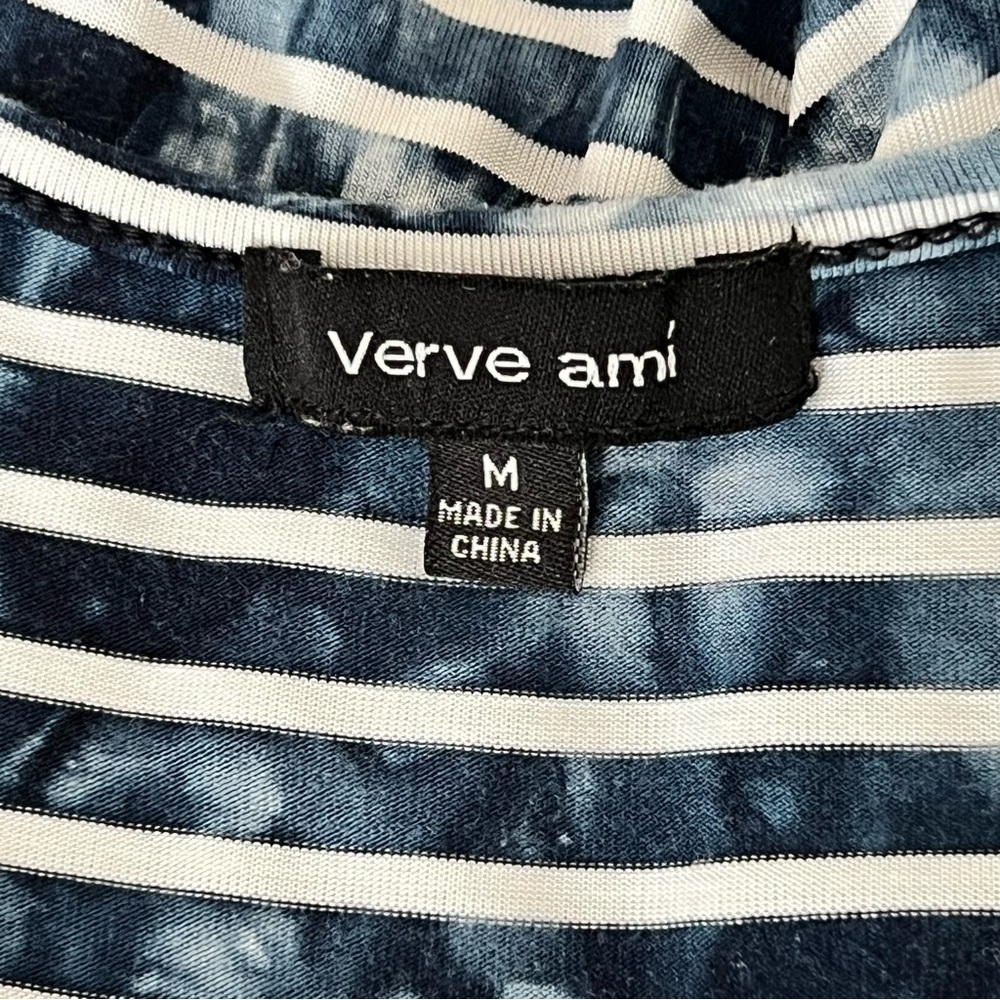 Verve Ami Blue and White Striped Handkerchief Tank Top - Picture 8 of 11